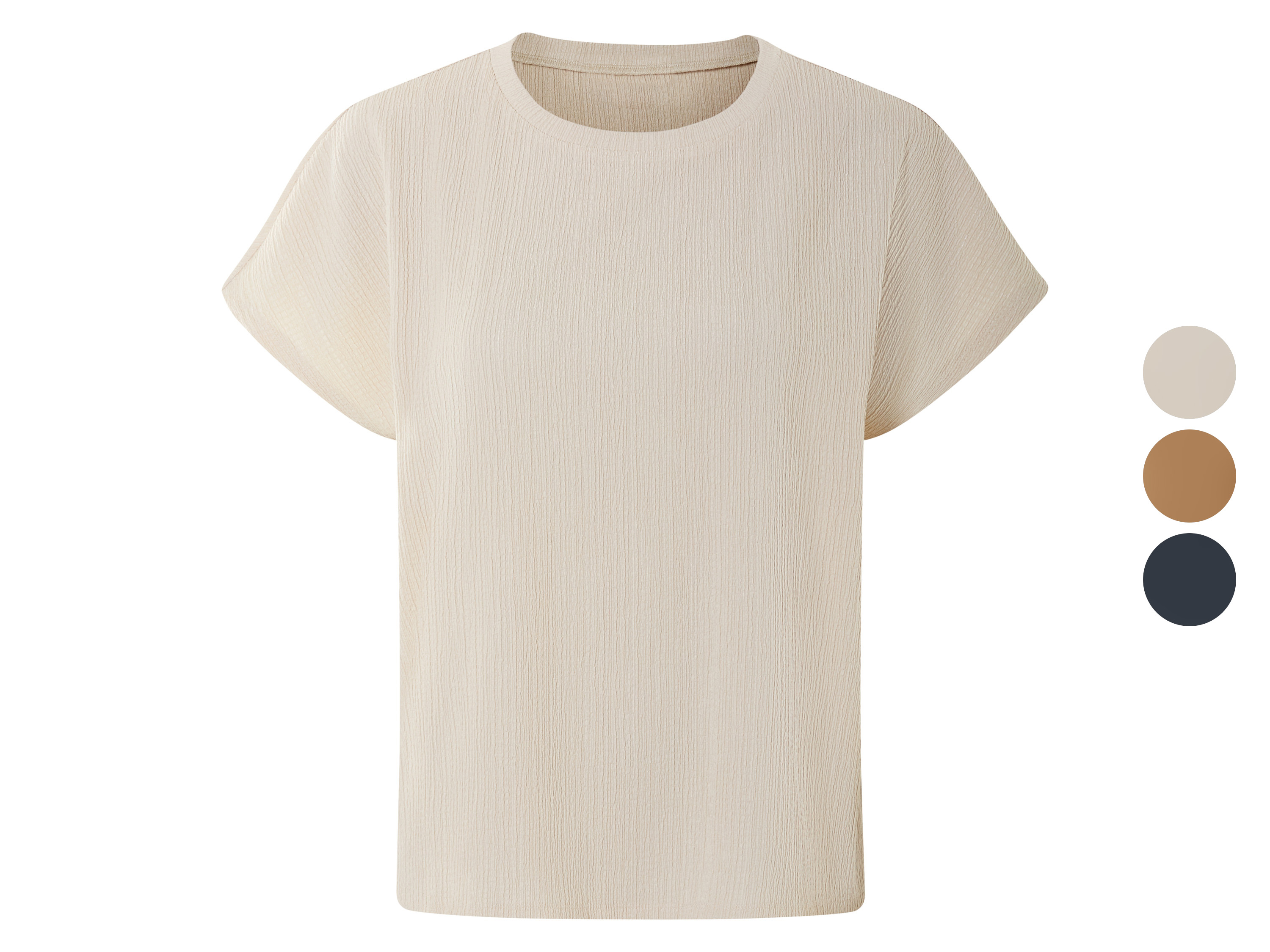 esmara® T-shirt froissé femme