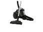 Aspirateur SilverCrest : corps noir, tube et accessoires.