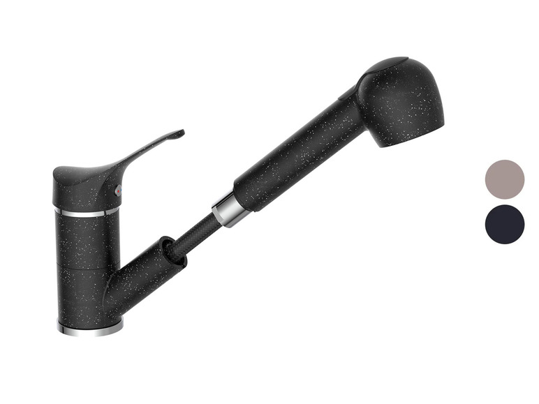Aller en mode plein écran : Eisl Mitigeur robinet de cuisine GRANIT, avec douchette à vaisselle - Image 1