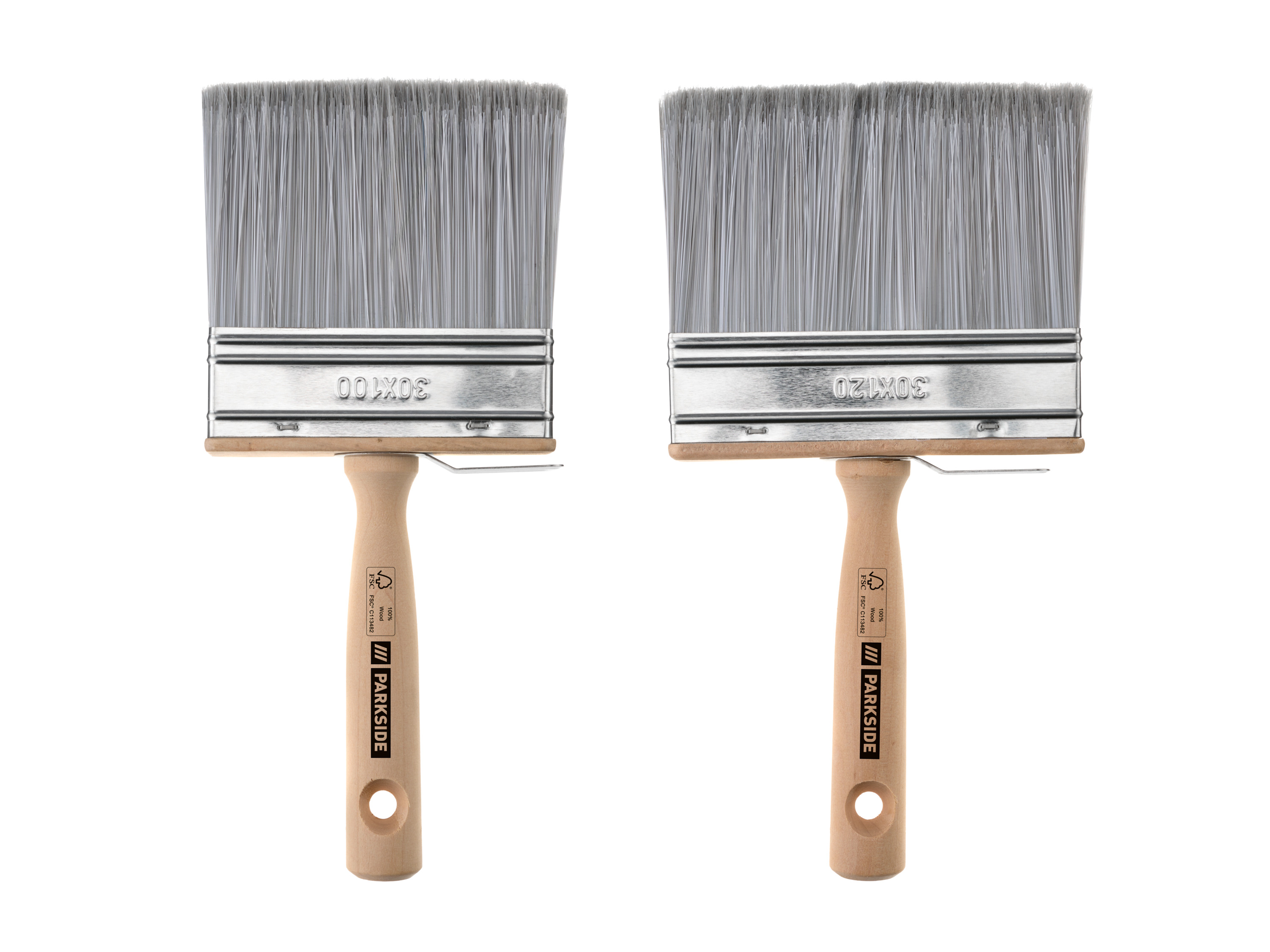 PARKSIDE® Set de pinceaux plats (Brosse de surface 2 pcs.)