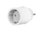 Adaptateur de prise intelligente blanc avec une prise Schuko