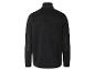 Sweat-shirt noir à manches longues.