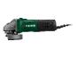 Meuleuse d'angle Parkside verte et grise avec un cordon noir.