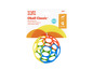 Une balle Oball Classic™ jaune, bleue, verte et orange pour bébés.