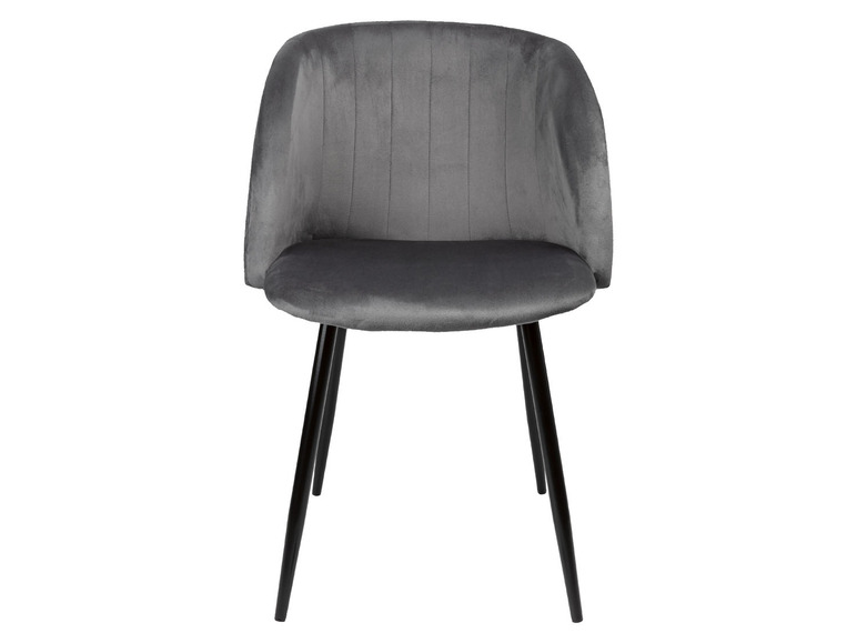 Aller en mode plein écran : LIVARNO home Fauteuil rembourré, avec revêtement en velours - Image 3