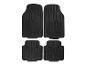 Quatre tapis de sol de voiture en caoutchouc noir
