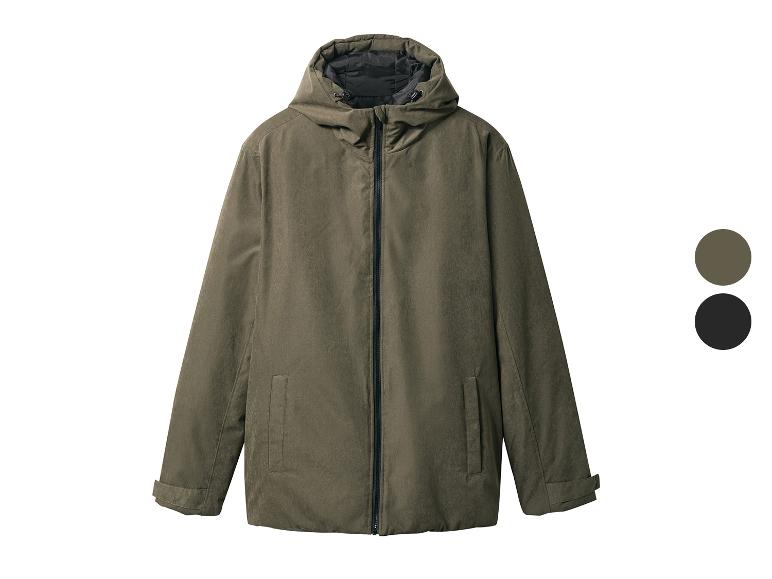 Une veste verte à capuche zippée, avec deux options de couleur.