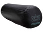 Un sac de couchage noir Grand Canyon dans sa housse.