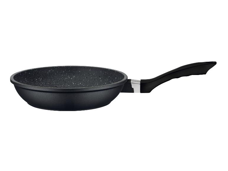 Set de poêles GSW Gourmet GRANIT, 3 pièces, avec revêtement antiadhésif en granit noir