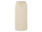 Une jupe longue en tricot beige avec cordon.