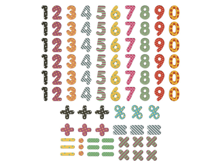 Aller en mode plein écran : UNITED OFFICE® Alphabet aimanté / Chiffres et symboles mathématiques aimantés - Image 8