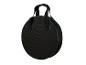Sac de transport Parkside noir avec bordure verte.