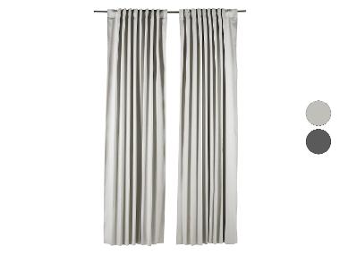 LIVARNO® Set de 2 Rideaux obscurcissants premium