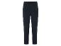 Un pantalon cargo bleu foncé.