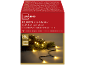 Guirlande lumineuse Livarno 50 LED blanc chaud, à piles, pour intérieur/extérieur.