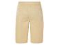 Shorts beige à cordon, vue arrière.