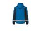 Veste bleue avec des bandes réfléchissantes