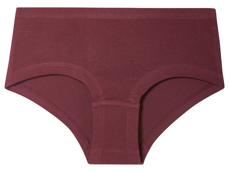 Culotte bordeaux en coton.
