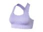 Soutien-gorge de sport violet avec des bretelles larges