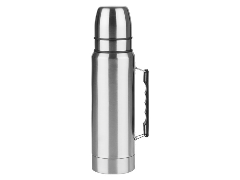 Aller en mode plein écran : CRIVIT Bouteille isotherme en acier inoxydable, 1 L - Image 2