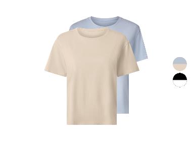 esmara® Lot de 2 t-shirts femme