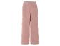 Pantalon large rose en mousseline de coton.
