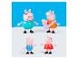Figurines de la famille Peppa Pig, incluant Maman Pig, Papa Pig, Peppa et George.
