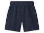 Short enfant bleu marine avec taille élastique.