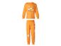 Pyjama orange pour enfants sur le thème d'Halloween avec des fantômes et le texte « SPOOOOKY NIGHT~ ».