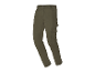 Pantalon de travail cargo vert foncé.