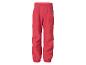 Pantalon d'extérieur rouge pour enfant avec taille et poignets élastiques