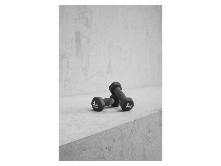 CRIVIT Set de 2 d'haltères courts 3