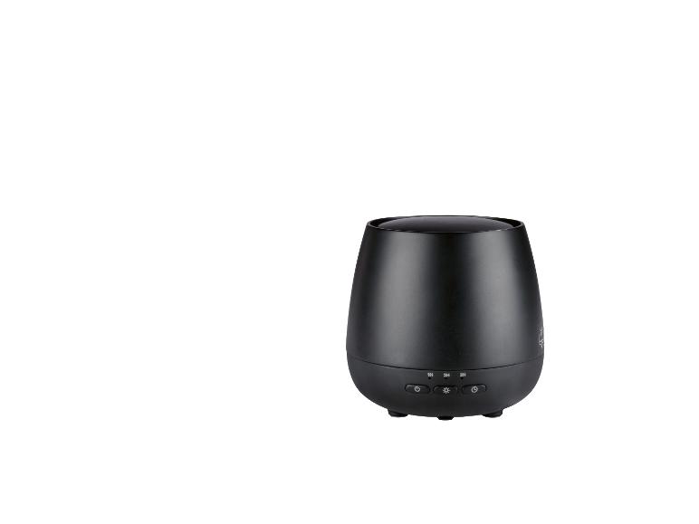Un diffuseur d'huiles essentielles noir.