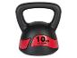 Une kettlebell noire de 10 kg de la marque Crivit