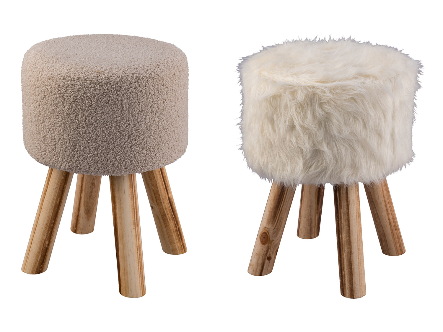 LIVARNO home Tabouret avec peluche