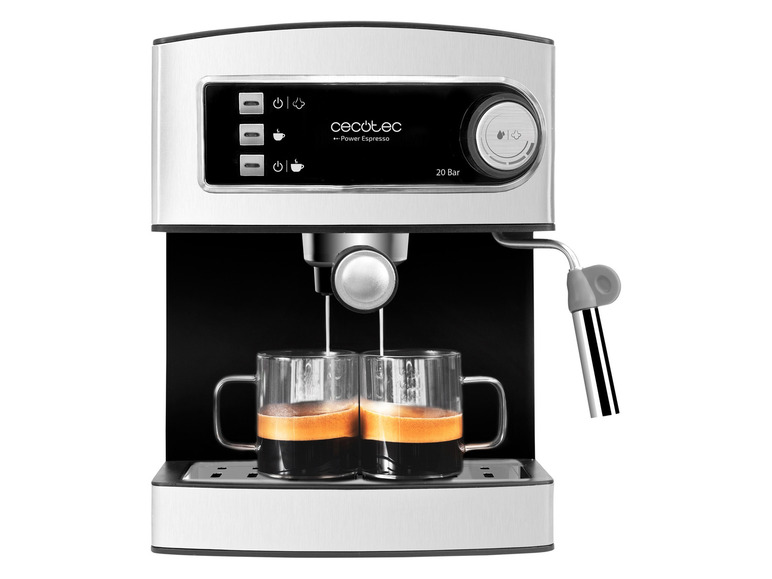 Aller en mode plein écran : Cecotec cafetière espresso double porte-filtre, 850 W - Image 3