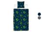 Parure de lit Minecraft : housse de couette et taie d'oreiller au motif Creeper.