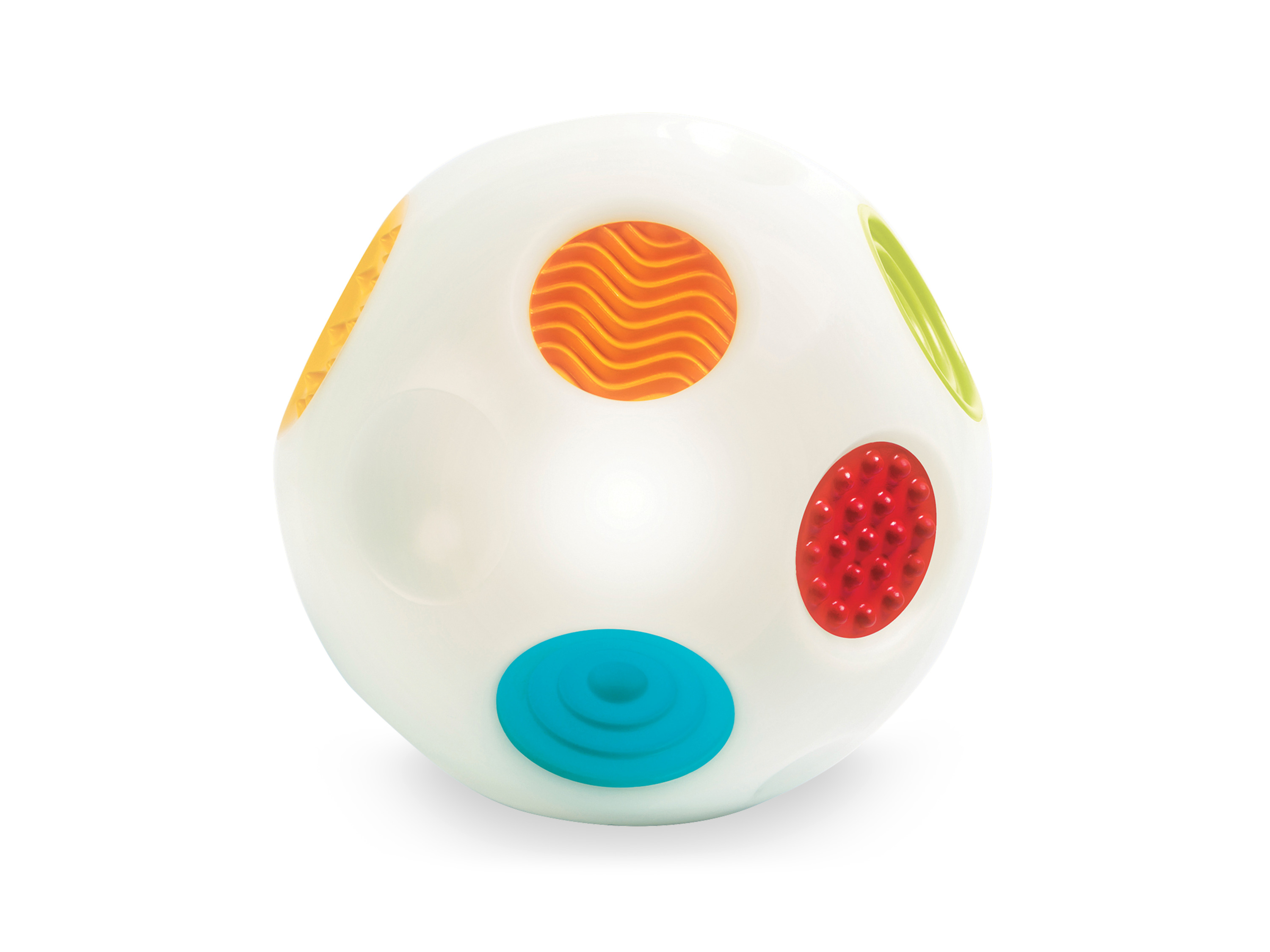 Jouet interactif pour bébé INFANTINO Senso' Balle Sonore 4 mélodies 7 couleurs et lumières 6 textures - vue 4