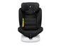 Un siège auto noir pour enfant.