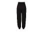 Pantalon noir ample, style décontracté.