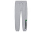 Pantalon de survêtement gris avec un imprimé Minecraft.