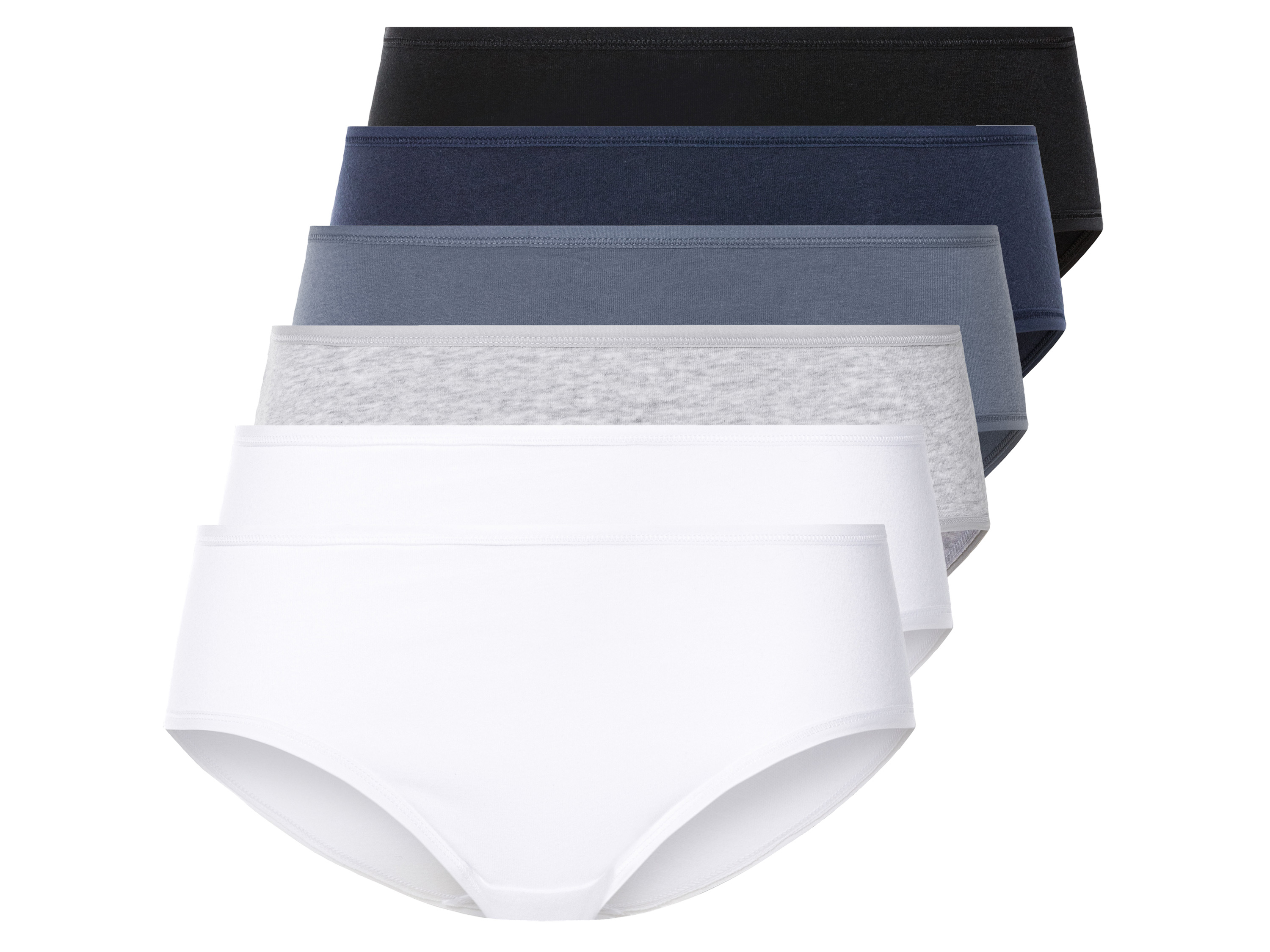 esmara® Lot de 6 hipsters femme