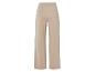 Pantalon large beige, vue arrière.