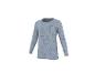 T-shirt bleu à manches longues avec motif de nœuds.