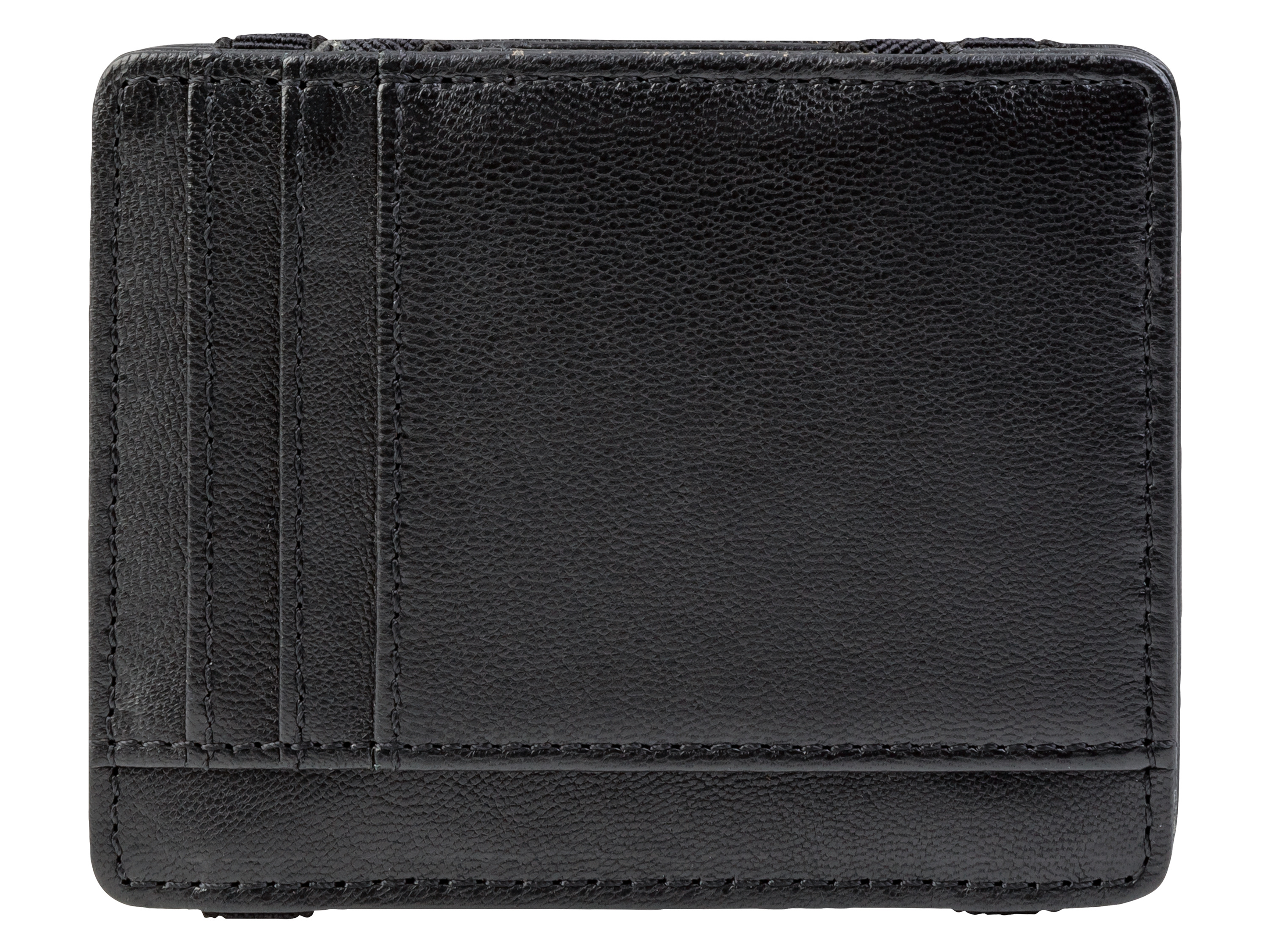 LIVERGY® Magic Wallet ou portefeuille en cuir homme (noir)