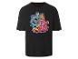 T-shirt noir Batman 'Dad Power', style rétro.