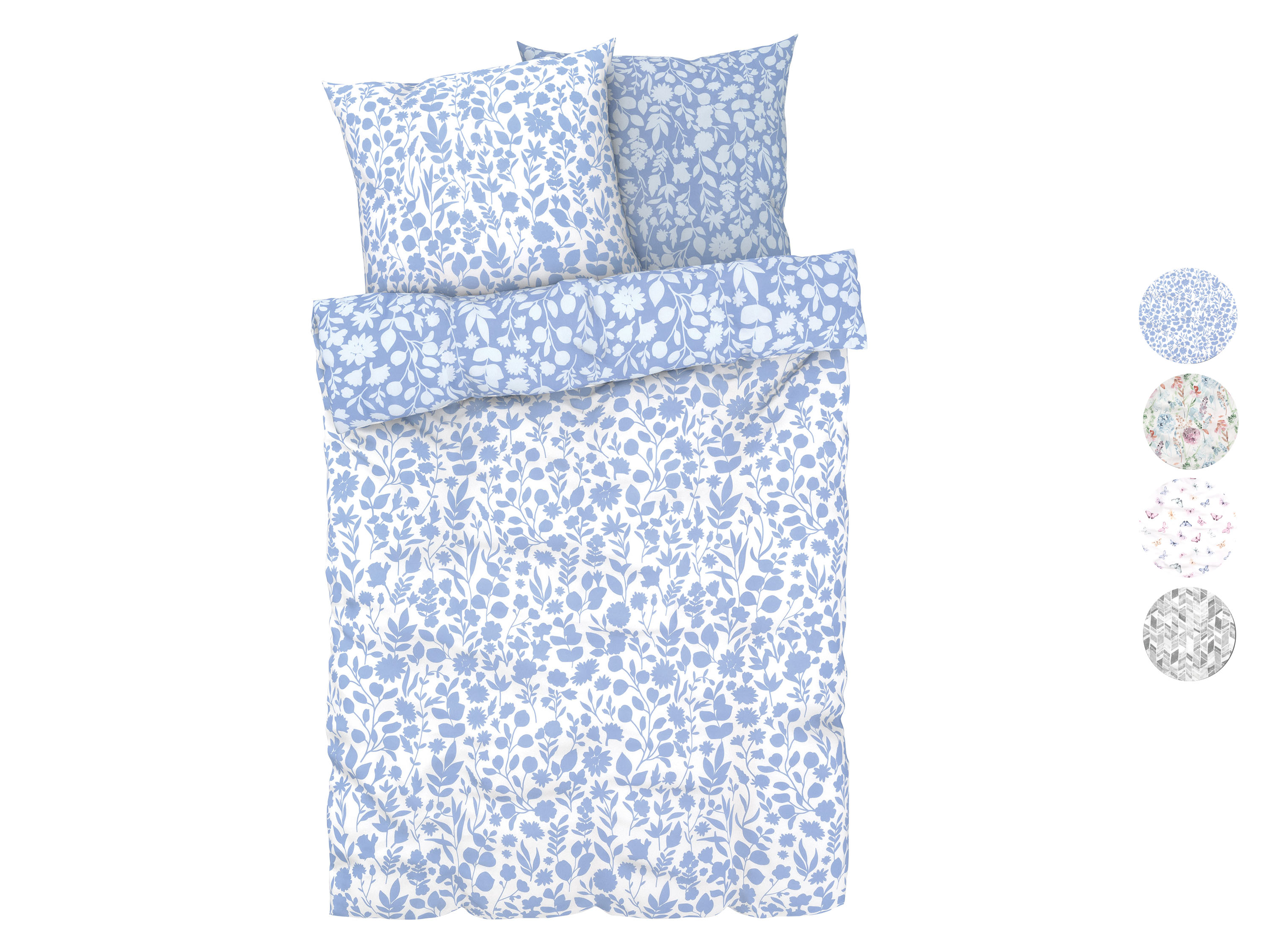 LIVARNO home Parure de lit en satin microfibre, 260 x 240 cm