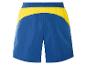 Shorts de bain bleu et jaune.