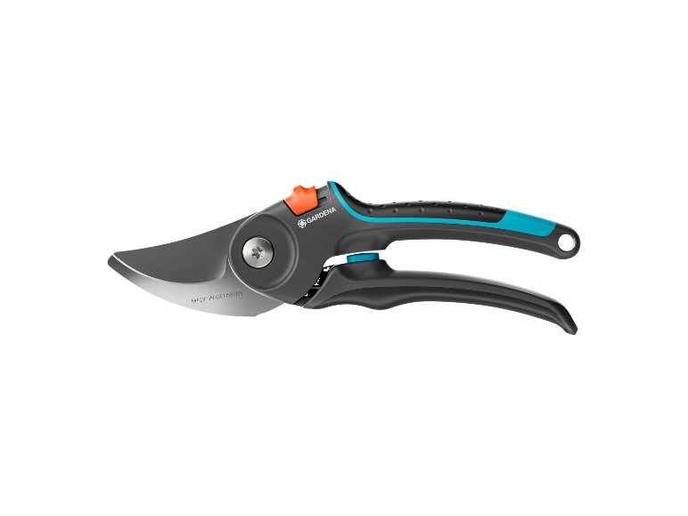 Sécatuers de jardin Gardena : outils de coupe robustes et ergonomiques.
