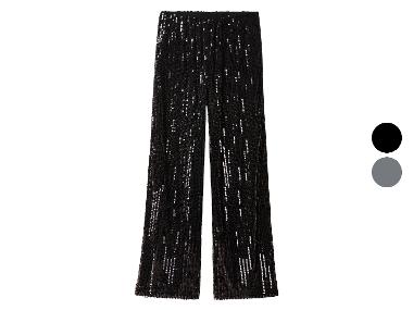 ESMARA® Pantalon à sequins pour femme
